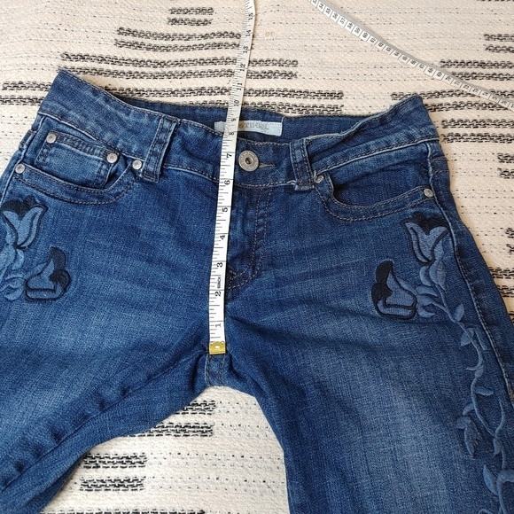 STETSON Embroidered Cactus Bootcut Jeans Size 6 - Picture 14 of 15